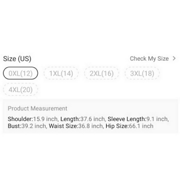 NEW Plus Knit Smock Dress - Picture 6 of 6